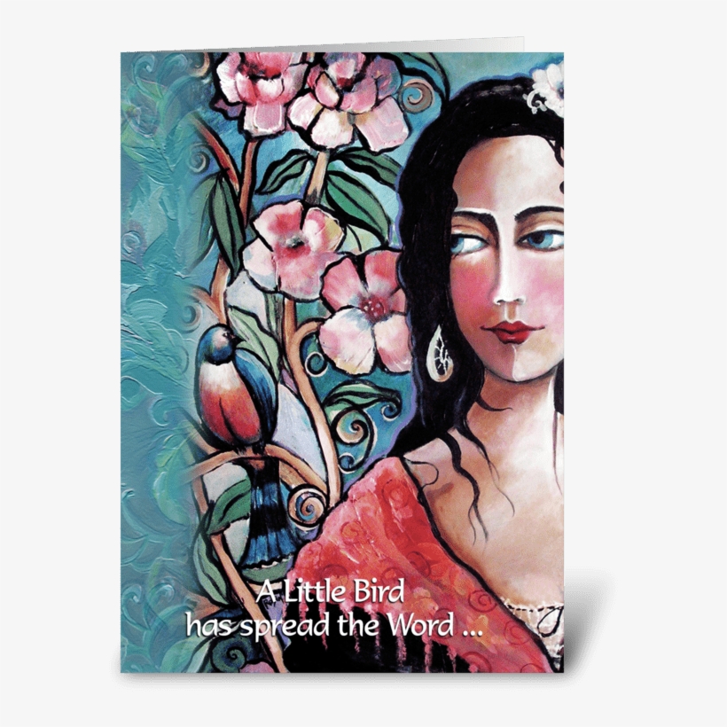 Gypsy Art, Birthday Greeting Greeting Card - Greeting Card, transparent png #2442617