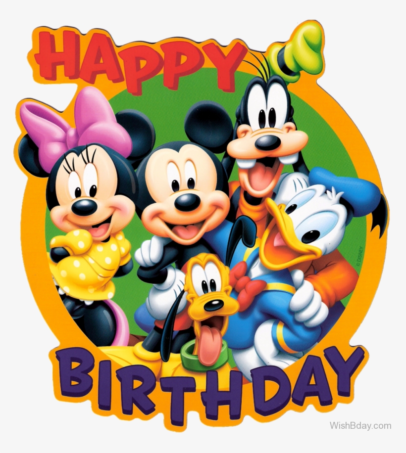 Cartoon Birthday Wishes - Disney Birthday, transparent png #2442814