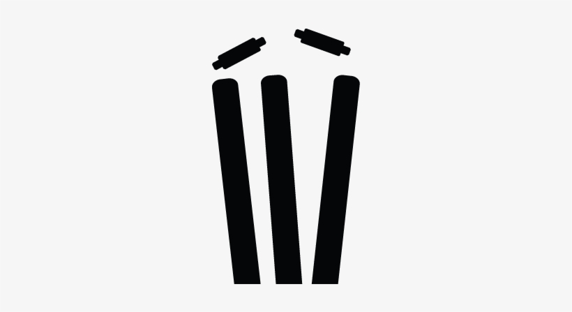 Black Vector Cricket - Cricket, transparent png #2443092