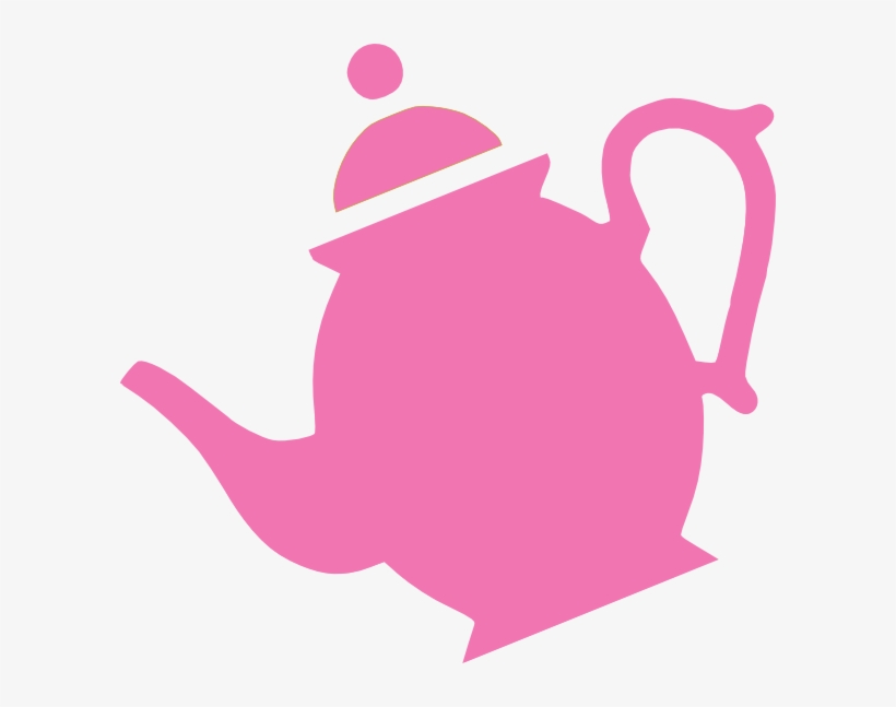 Tea Cup Clipart Png - Clip Art Pink Tea Pot, transparent png #2443418