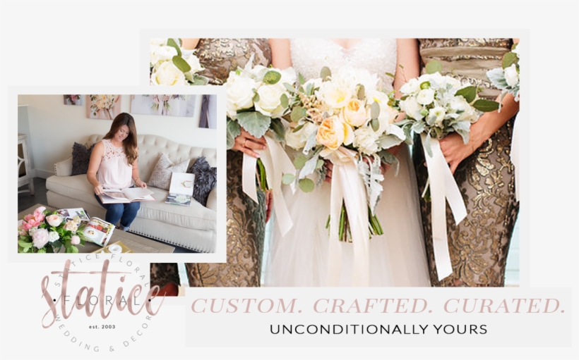 Where We Curate Exquisite Wedding And Floral Dècor - Bouquet, transparent png #2443583