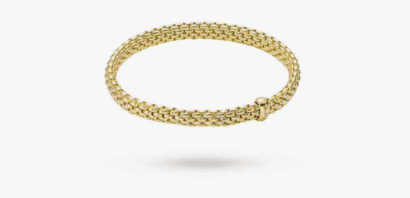 Fope Vendome Gold Bracelet - Fope 18ct Yellow Gold Vendome Flex’it Bracelet - Fope, transparent png #2444079