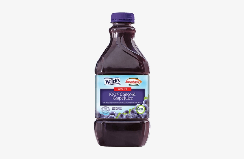 Welch's Manischewitz Concord Grape Juice 64 Oz 8-count, transparent png #2444224