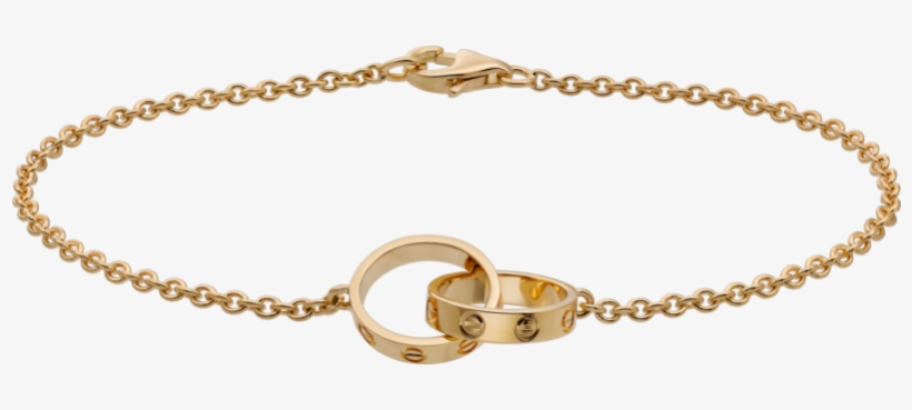 Cartier Love Yellow Gold Bracelet - Cartier Interlocking Love Bracelet, transparent png #2444271