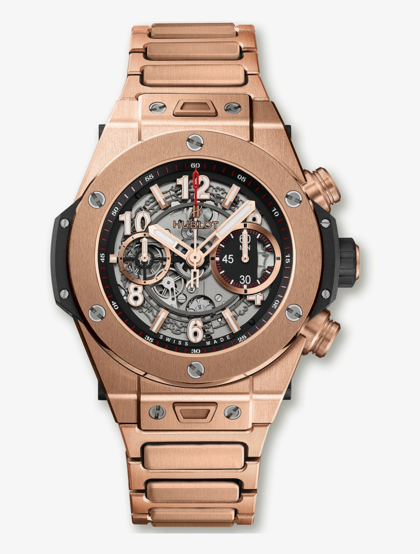 Big Bang Unico King Gold Bracelet - Hublot Big Bang Unico King Gold Ceramic Bracelet, transparent png #2444322