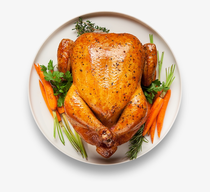 Chicken Roast - Roasted Chicken From The Top, transparent png #2444524