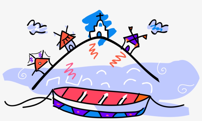 Vector Illustration Of Rowboat Or Row Boat Watercraft - Morality, transparent png #2444861