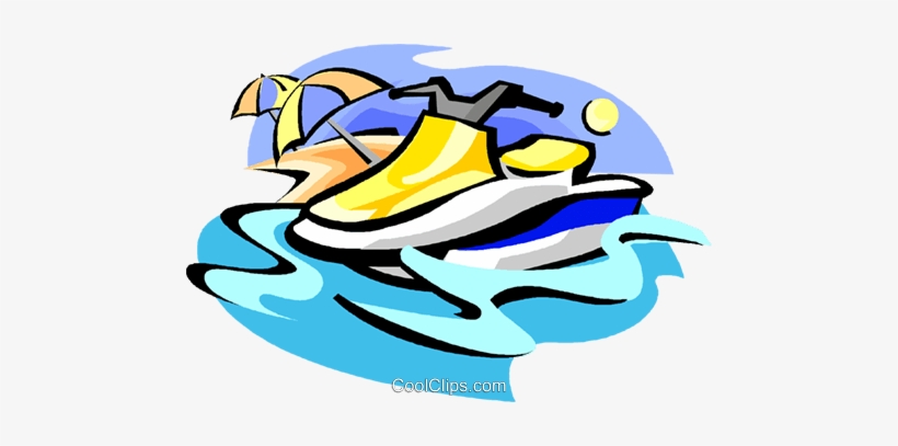 Sea Doo Royalty Free Vector Clip Art Illustration - Seadoo Clipart, transparent png #2444899
