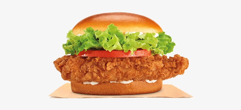 Our New Crispy Sandwich Is A Premium White Meat Chicken - Burger King Crispy Chicken Burger, transparent png #2445693