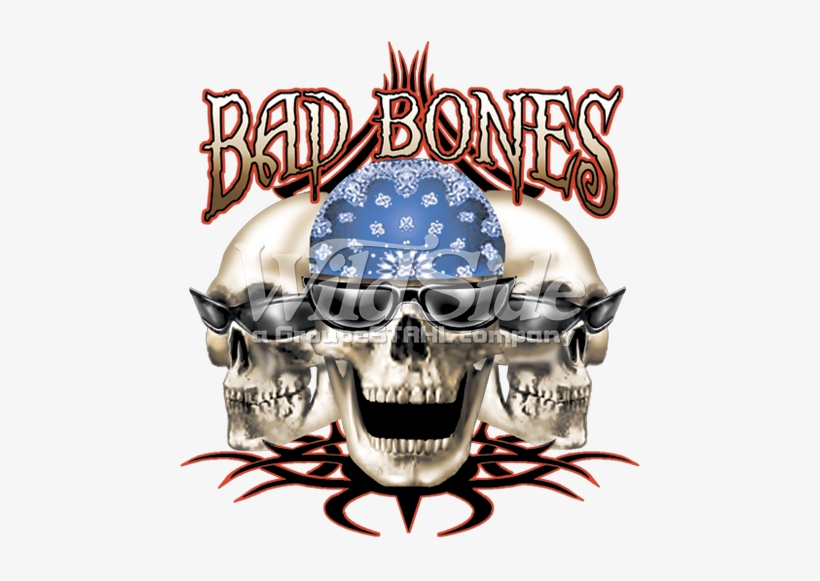 Bad Bones - 17 Inch Laptop Sleeve Bad Bones Skulls Sunglasses, transparent png #2445775