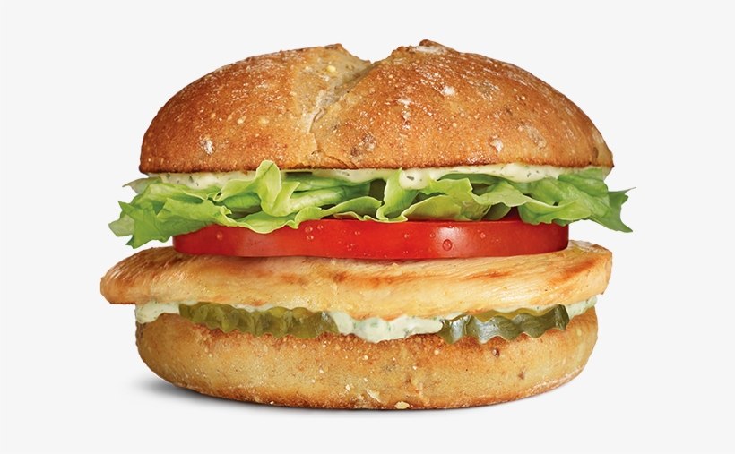 Chicken Grill® Deluxe Burger - A&w Grilled Chicken Burger, transparent png #2446319