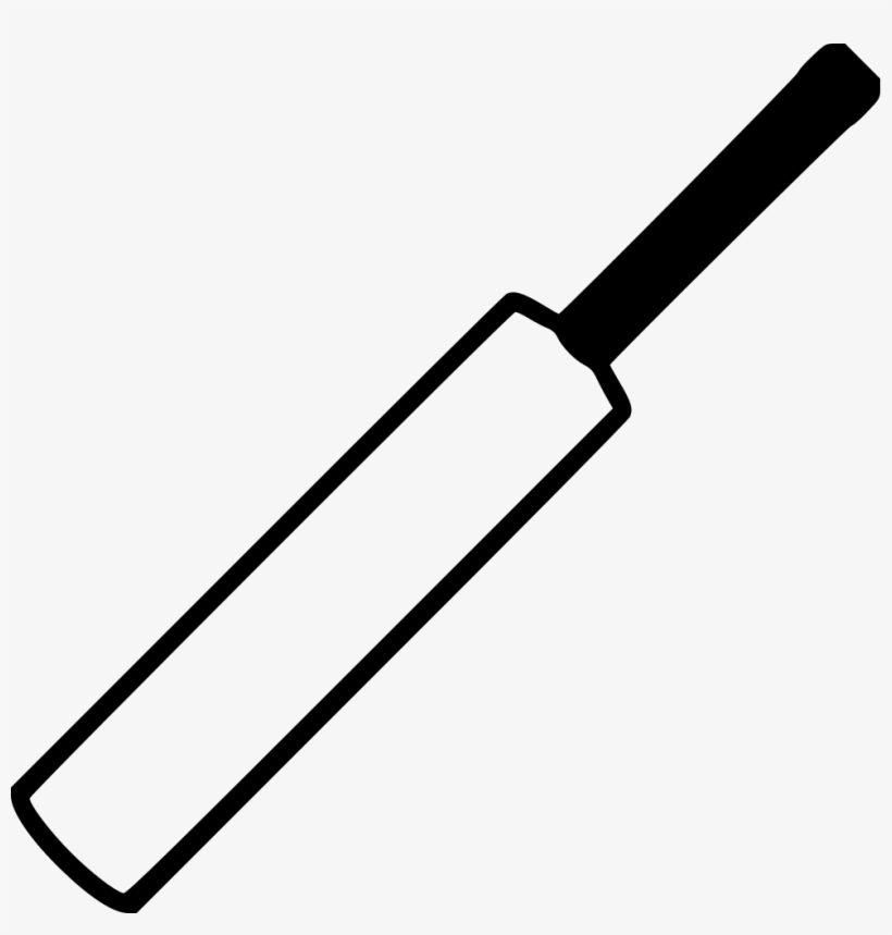 Cricket Bat Sport Gear Batsman Equipment Comments - Cricket Bat Coloring Pages, transparent png #2446505