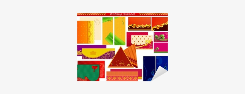 Vector Illustration Of Indian Wedding Invitation Card - Wedding Invitation, transparent png #2447019