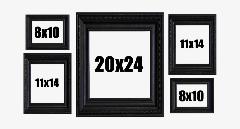 Group Of 5 Picture Frames - Picture Frame, transparent png #2447055