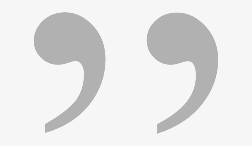 Gray Quotation Marks, transparent png #2447114