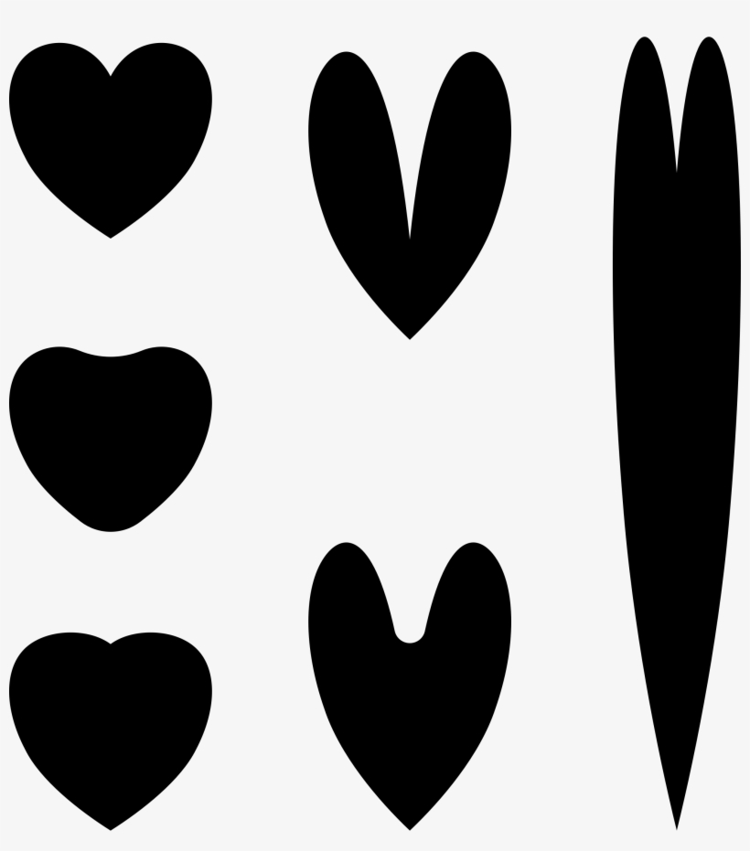 This Free Icons Png Design Of Various Heart Shapes, transparent png #2447254