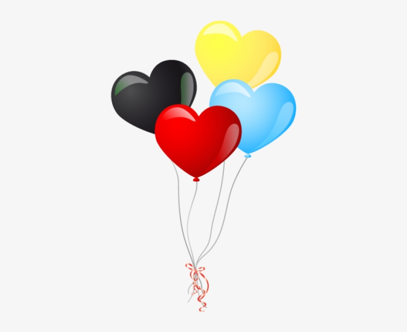 Heart Shape Balloon Icon - Heart Balloons, transparent png #2447408