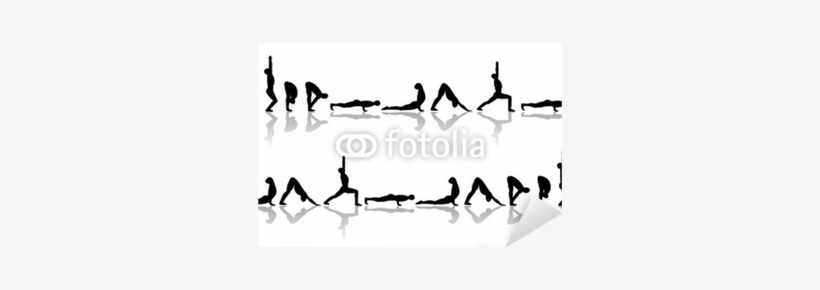 Surya Namaskar B Sticker - Surya Namaskar B, transparent png #2447559
