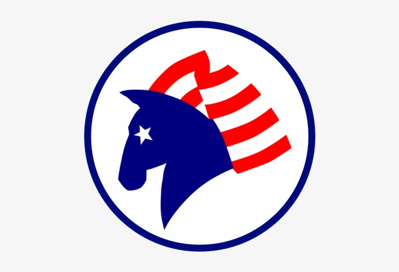 Logo On Round Background With Border Garden State Horse Show