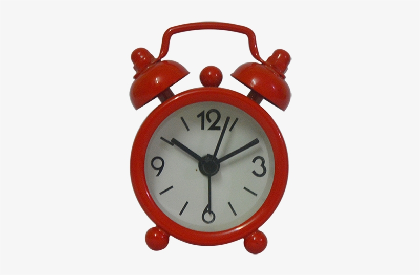 Alarm Clock Isolated On White Background, Old Red Round - Time Management Techniques, transparent png #2447679