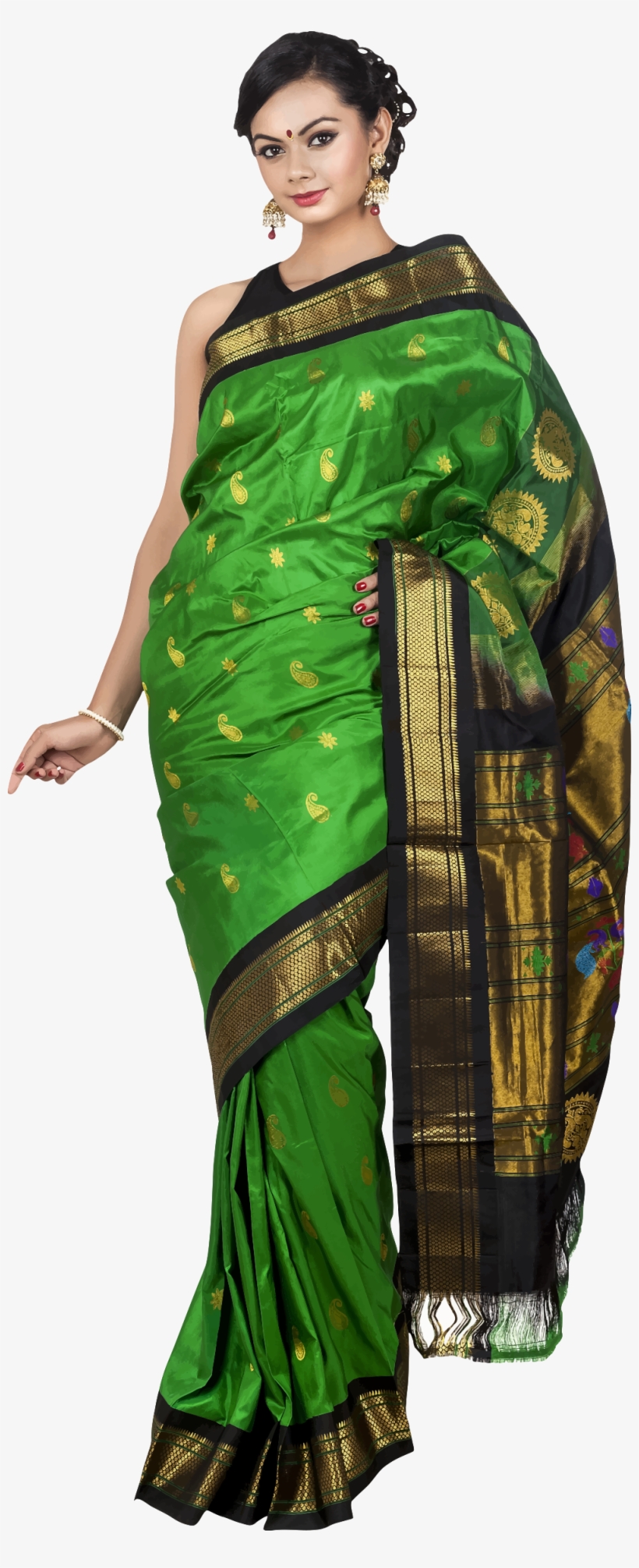 This Free Icons Png Design Of Woman In Saree, transparent png #2447773