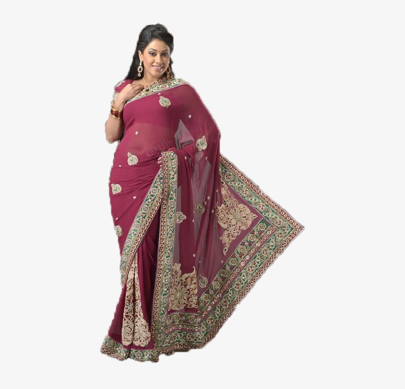 Banarasi Saree - Silk, transparent png #2447809