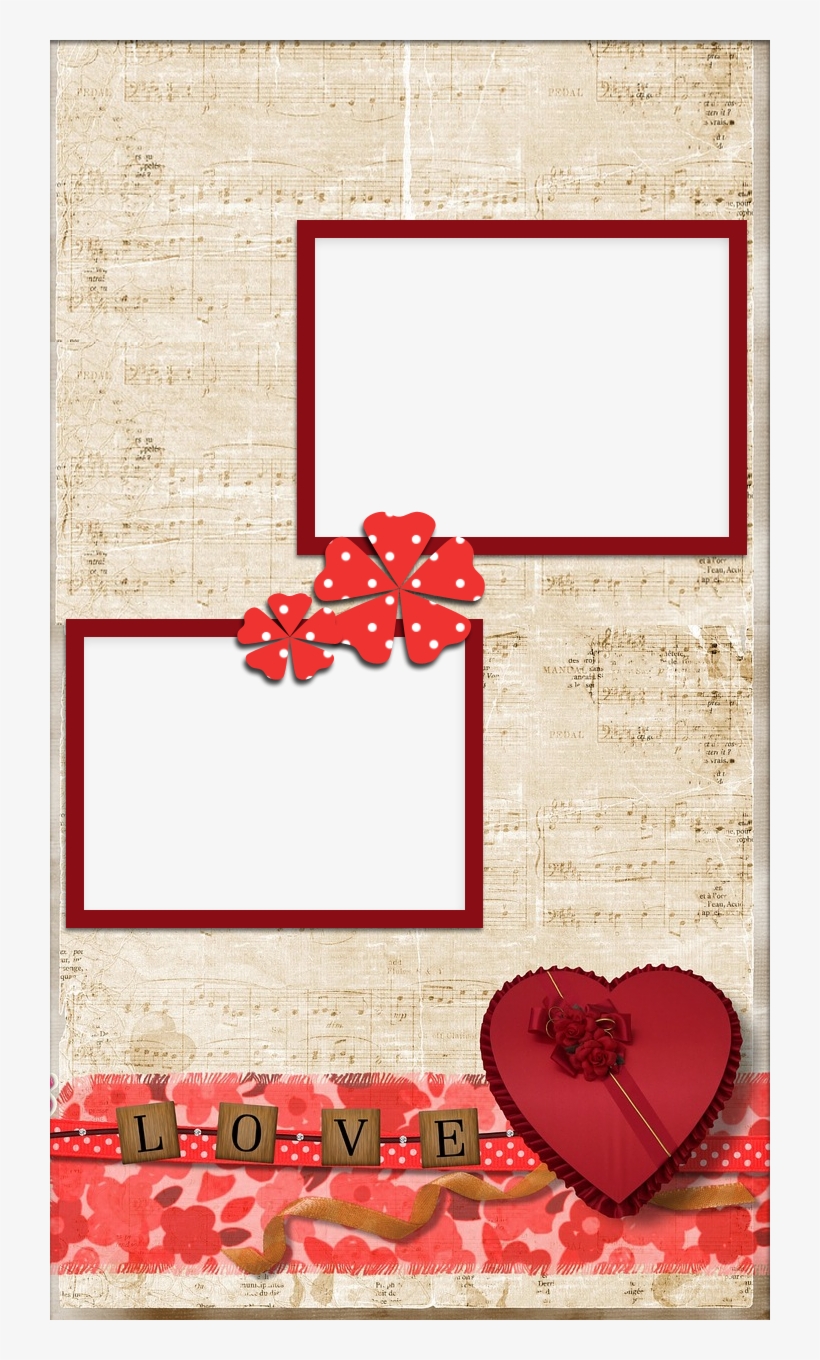 Free Download - Love Photo Frames For Two, transparent png #2448052