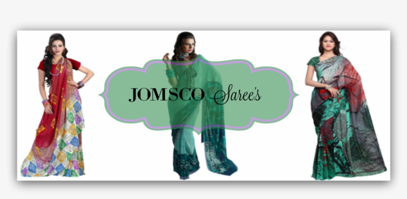 Jomsco Saree's Indian Fashions - Sari, transparent png #2448197