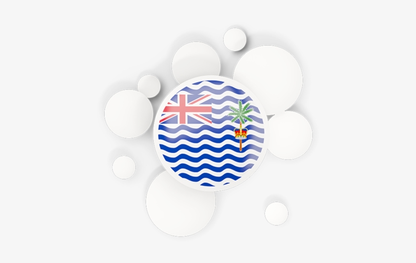 Round Flag With Circles - Graphics And More The British Indian Ocean Territory, transparent png #2448225