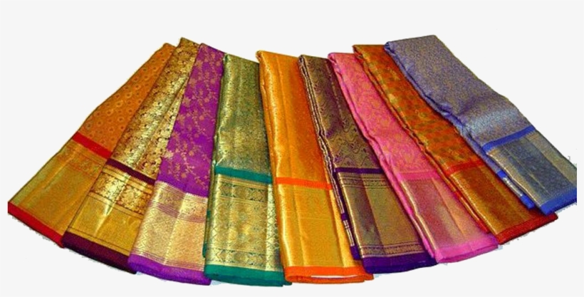 Kanchipuram Silk Sarees - Pure Silk Sarees, transparent png #2448231