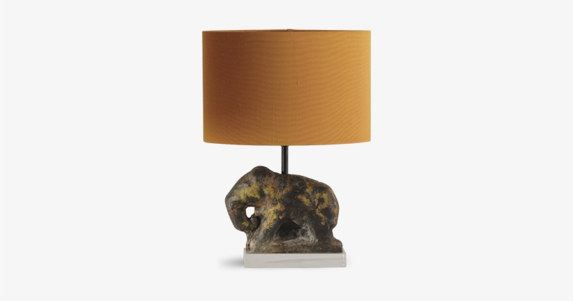 Vlb56a Elephant Lamp, Left Old Paint - Elephant Lamp Porta Romana, transparent png #2448448