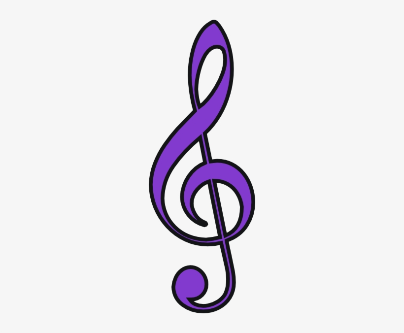 Purple Music Note Png - Printable Music Notes Symbol, transparent png #2449170