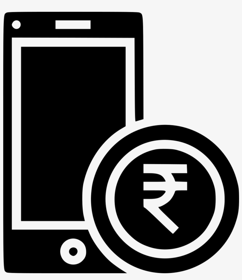 Mobile Money Currency Coin Indian Rupee Payment Svg - Payment, transparent png #2449236