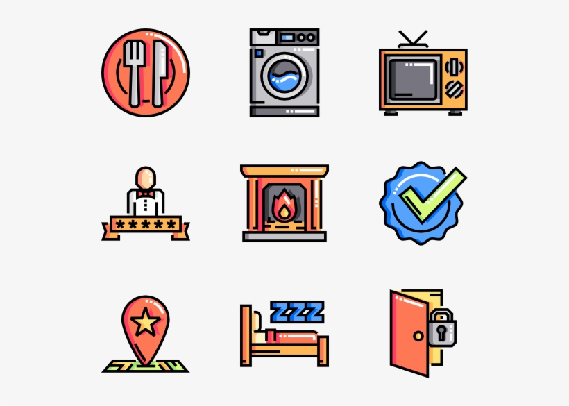 Bed And Breakfast - Furniture Icon Top View Png, transparent png #2449632