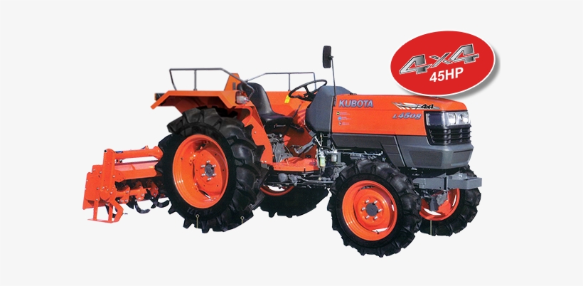 Large Fuel Tank - Kubota Tractor 45 Hp Price In India, transparent png #2450017