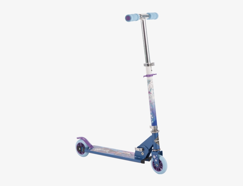 Disney Frozen Inline Folding Scooter - Hot Wheels Scooter, transparent png #2450937