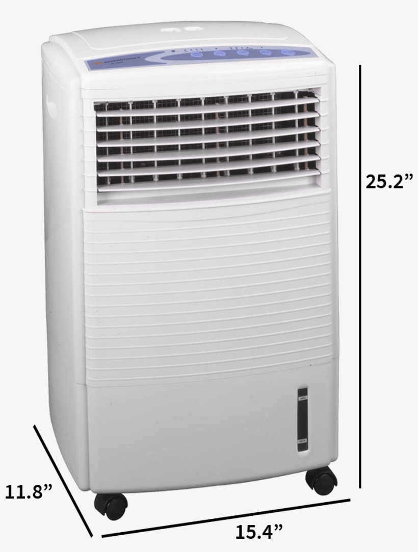 Sunpentown Sf-608r Evaporative Air Cooler, White, transparent png #2450958