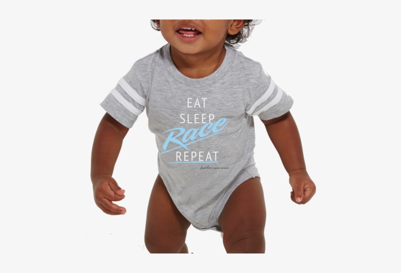 Eat, Sleep, Race, Repeat Infant Onesies And Ts - Infant Bodysuit, transparent png #2451394