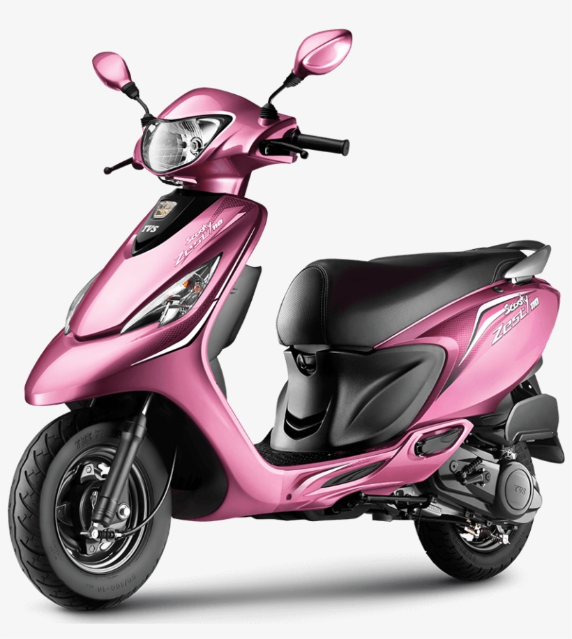 Scootyzest - Tvs Scooty Zest Pink Colour, transparent png #2451421