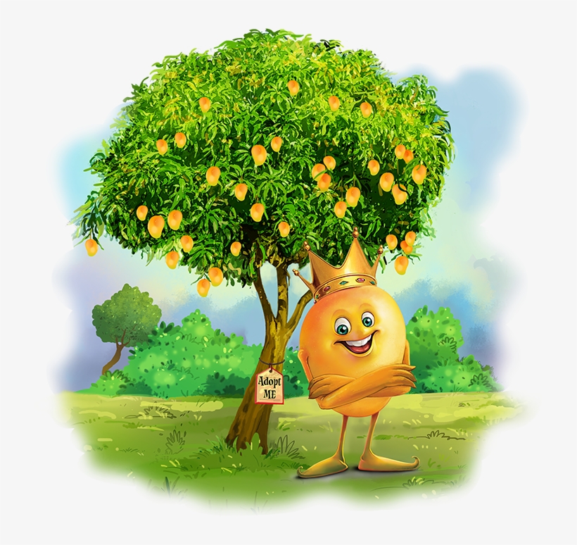 Why Hafoos Mango - Png Mango Clipart Cartoon Mango Tree, transparent png #2451906