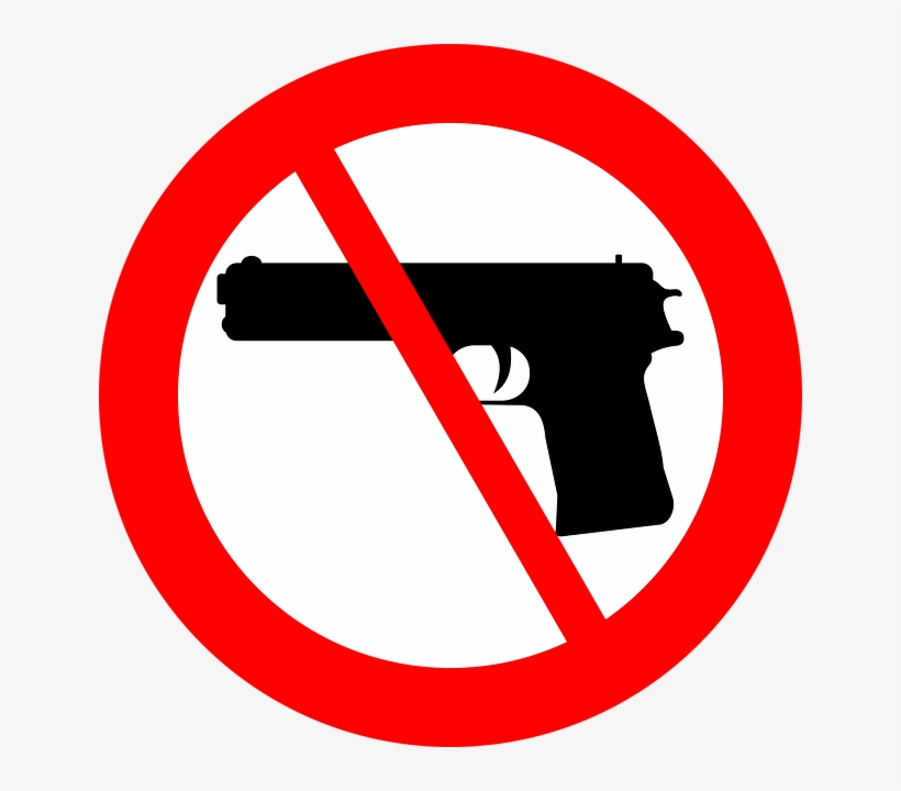 A Gun Show Ban Could Be Coming To Santa Clara - Prohibicion De Armas, transparent png #2452086