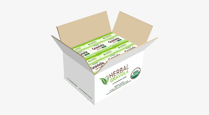 Qty Case Organic Graviola Leaf Tea 6 Boxes - Graviola Leaf Tea - Usda Organic, Non-gmo - Case Qty, transparent png #2452321