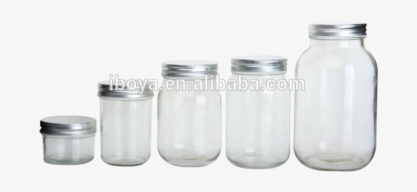 Unique Clear Ice Cold Drink Glass Mason Jars - Mason Jar, transparent png #2452352