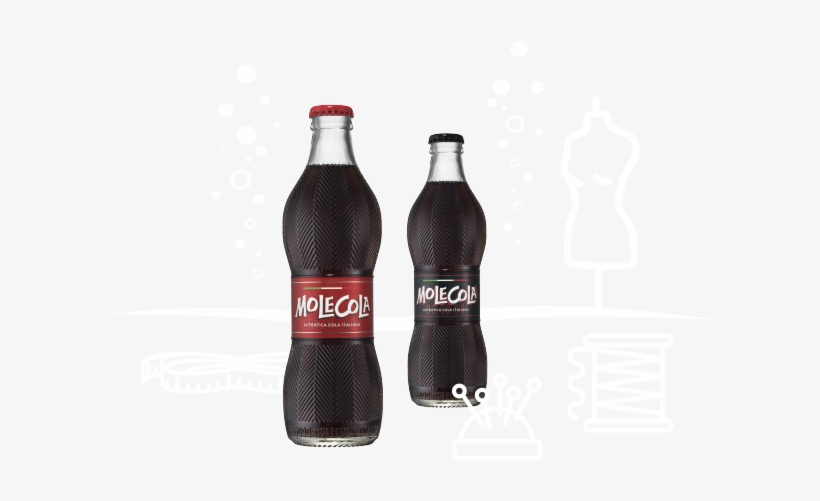 The New Glass Bottle, Called 90 60 90, Comes In The - Molecola Cola Italiana, transparent png #2452432