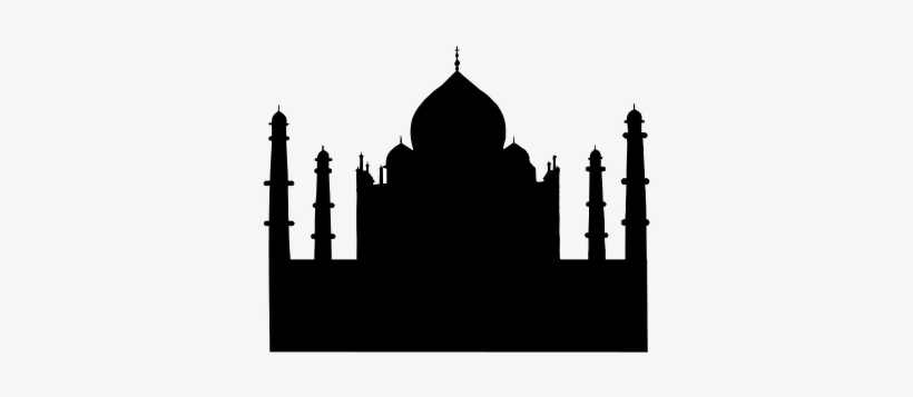 Taj Mahal Black And White, transparent png #2452463