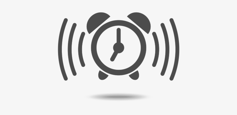 Wall Decals Are Detachable, Reusable And Affordable - Alarm Clock, transparent png #2452805
