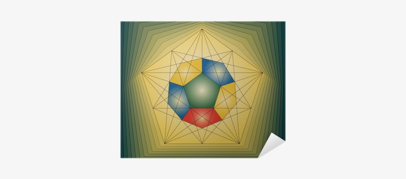 Colourful Logo In A Shape Of Pentagon And Dodecahedron - Collected Fruits Of Occult Teaching: The Classic Theosophical, transparent png #2452970