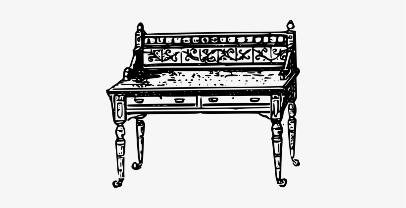 Antique, Dressing, Furniture, Table - Furniture, transparent png #2453299