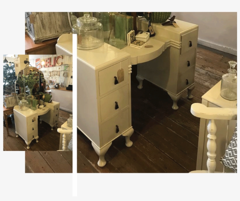 Vintage Dressing Table - Dresser, transparent png #2453442