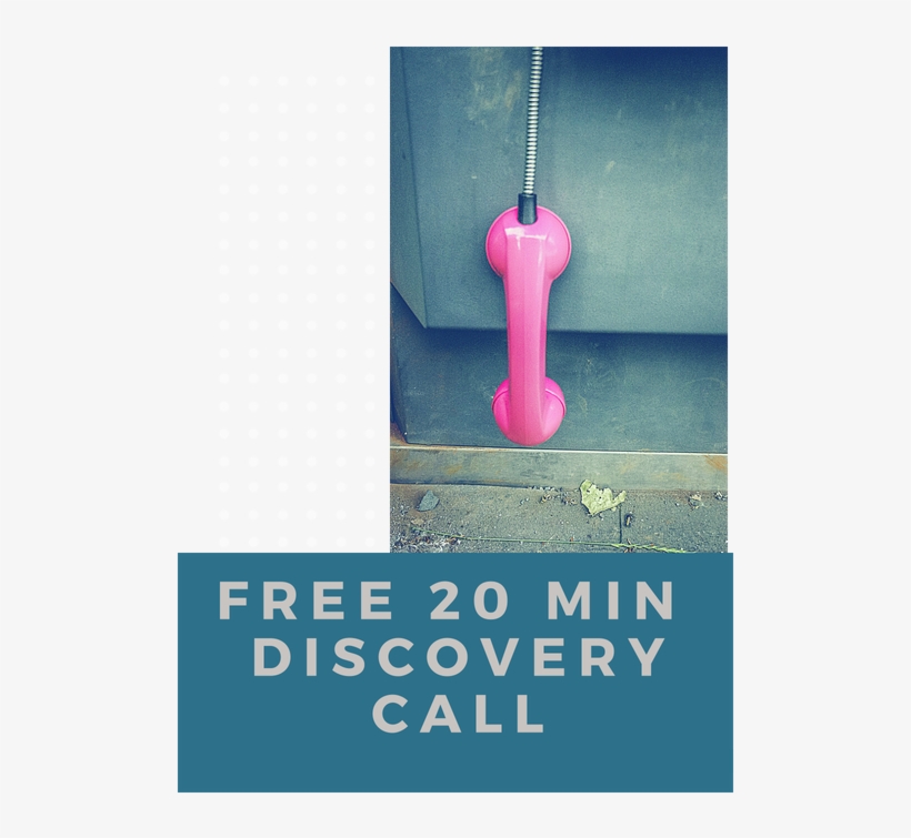 Free 20 Min Discovery Call - Vintage Pink Phone Receiver Journal: 150 Page Lined, transparent png #2453891